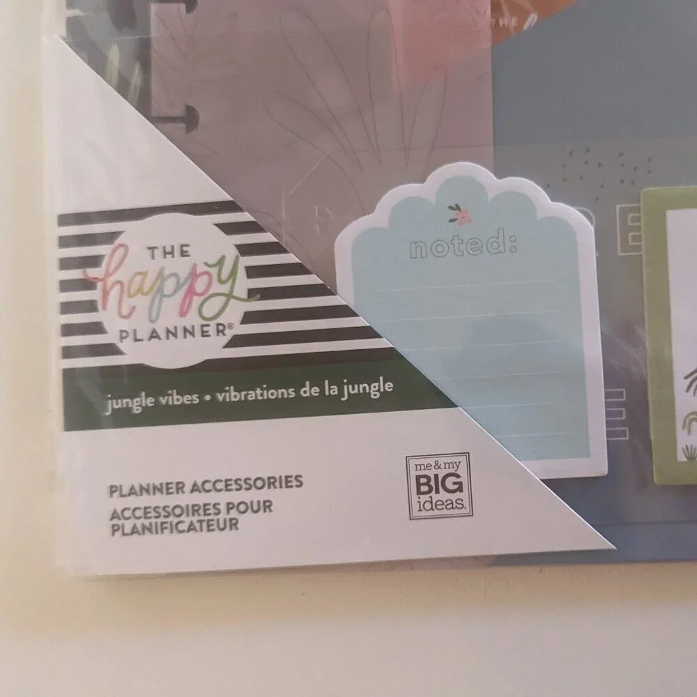 NWT Happy Planner 80pc Classic 'Jungle Vibes' Accessories Stickers Floral Summer